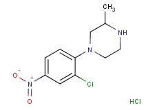1-(2-chloro-4-nitrophenyl)-3-methylpiperazine hydrochloride