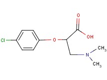 2-(4-chlorophenoxy)-3-(dimethylamino)propanoic acid