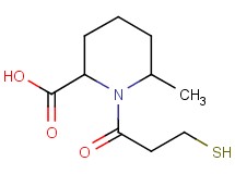 1-(3-mercaptopropanoyl)-6-methylpiperidine-2-carboxylic acid