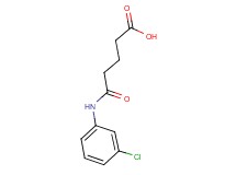5-[(3-chlorophenyl)amino]-5-oxopentanoic acid