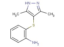 2-[(3,5-dimethyl-1H-pyrazol-4-yl)thio]aniline