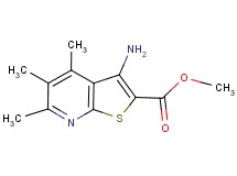 methyl 3-amino-4,5,6-trimethylthieno[2,3-b]pyridine-2-carboxylate