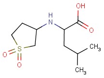 N-(1,1-dioxidotetrahydro-3-thienyl)leucine