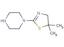 1-(5,5-dimethyl-4,5-dihydro-1,3-thiazol-2-yl)piperazine