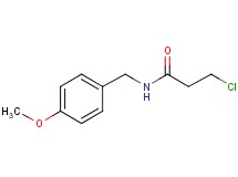 3-chloro-N-(4-methoxybenzyl)propanamide