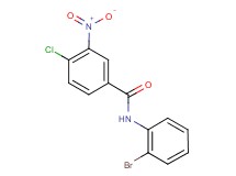 N-(2-bromophenyl)-4-chloro-3-nitrobenzamide