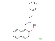 N-[(2-methoxy-1-naphthyl)methyl]-2-phenylethanamine hydrochloride