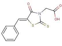 [(5Z)-5-benzylidene-4-oxo-2-thioxo-1,3-thiazolidin-3-yl]acetic acid