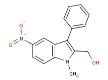 (1-methyl-5-nitro-3-phenyl-1H-indol-2-yl)methanol