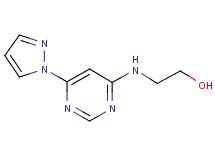 2-{[6-(1H-pyrazol-1-yl)-4-pyrimidinyl]amino}ethanol