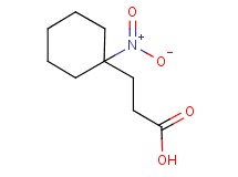 3-(1-nitrocyclohexyl)propanoic acid