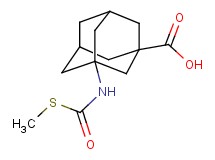 3-{[(methylthio)carbonyl]amino}adamantane-1-carboxylic acid