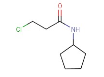 3-chloro-N-cyclopentylpropanamide