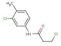 3-chloro-N-(3-chloro-4-methylphenyl)propanamide 3-chloro-N-(3-chloro-4-methylphenyl)propanamide