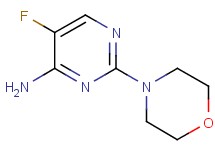5-fluoro-2-(4-morpholinyl)-4-pyrimidinamine 5-fluoro-2-(4-morpholinyl)-4-pyrimidinamine