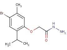 2-(4-bromo-2-isopropyl-5-methylphenoxy)acetohydrazide