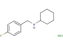N-(4-fluorobenzyl)cyclohexanamine hydrochloride