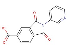 1,3-dioxo-2-pyridin-3-ylisoindoline-5-carboxylic acid