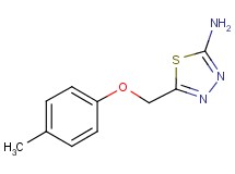 5-[(4-methylphenoxy)methyl]-1,3,4-thiadiazol-2-amine
