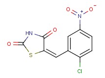 (5E)-5-(2-chloro-5-nitrobenzylidene)-1,3-thiazolidine-2,4-dione