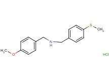 (4-methoxybenzyl)[4-(methylthio)benzyl]amine hydrochloride