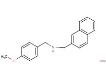 (4-methoxybenzyl)(2-naphthylmethyl)amine hydrobromide