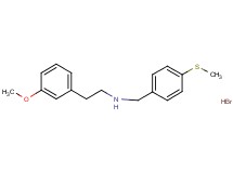 [2-(3-methoxyphenyl)ethyl][4-(methylthio)benzyl]amine hydrobromide