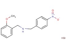 (2-methoxybenzyl)(4-nitrobenzyl)amine hydrobromide