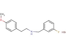 N-(3-fluorobenzyl)-2-(4-methoxyphenyl)ethanamine hydrobromide