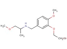 N-(3-ethoxy-4-methoxybenzyl)-1-methoxy-2-propanamine hydrobromide