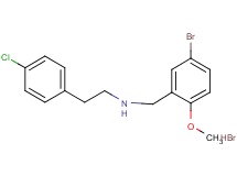 N-(5-bromo-2-methoxybenzyl)-2-(4-chlorophenyl)ethanamine hydrobromide