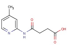 4-[(4-methyl-2-pyridinyl)amino]-4-oxobutanoic acid