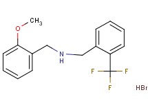 (2-methoxybenzyl)[2-(trifluoromethyl)benzyl]amine hydrobromide