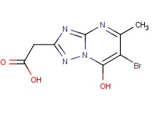 (6-bromo-7-hydroxy-5-methyl[1,2,4]triazolo[1,5-a]pyrimidin-2-yl)acetic acid