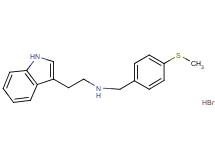 [2-(1H-indol-3-yl)ethyl][4-(methylthio)benzyl]amine hydrobromide