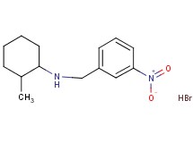 (2-methylcyclohexyl)(3-nitrobenzyl)amine hydrobromide
