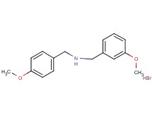 N-(4-methoxybenzyl)-1-(3-methoxyphenyl)methanamine hydrobromide