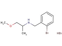 N-(2-bromobenzyl)-1-methoxy-2-propanamine hydrobromide