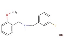(3-fluorobenzyl)(2-methoxybenzyl)amine hydrobromide