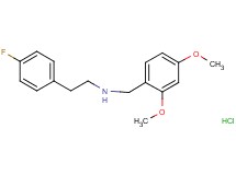 N-(2,4-dimethoxybenzyl)-2-(4-fluorophenyl)ethanamine hydrochloride