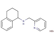 N-(2-pyridinylmethyl)-1,2,3,4-tetrahydro-1-naphthalenamine hydrobromide