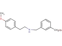 [2-(4-methoxyphenyl)ethyl](3-methylbenzyl)amine hydrobromide