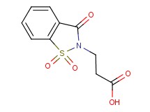 3-(1,1-dioxido-3-oxo-1,2-benzisothiazol-2(3H)-yl)propanoic acid