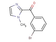 (3-bromophenyl)(1-methyl-1H-imidazol-2-yl)methanone