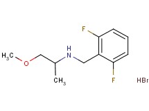 N-(2,6-difluorobenzyl)-1-methoxy-2-propanamine hydrobromide