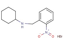 N-(2-nitrobenzyl)cyclohexanamine hydrobromide
