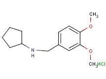 N-(3,4-dimethoxybenzyl)cyclopentanamine hydrochloride