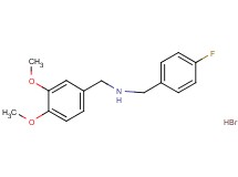 (3,4-dimethoxybenzyl)(4-fluorobenzyl)amine hydrobromide