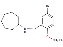 N-(5-bromo-2-methoxybenzyl)cycloheptanamine hydrobromide
