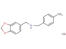 (1,3-benzodioxol-5-ylmethyl)(4-methylbenzyl)amine hydrobromide